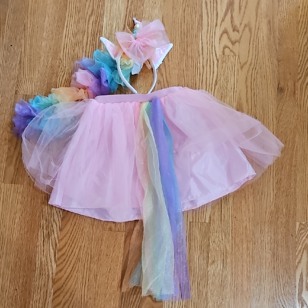 Rainbow Unicorn Tutu Costume for Kids